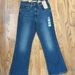 Levi's 725 Kick Bootcut Blue Jeans - Size 27x27